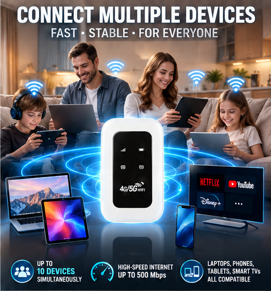 [Global Coverage, Free for Life] Boundless Portable Wi-Fi– 🛡️, No Contract, No Hidden Costs