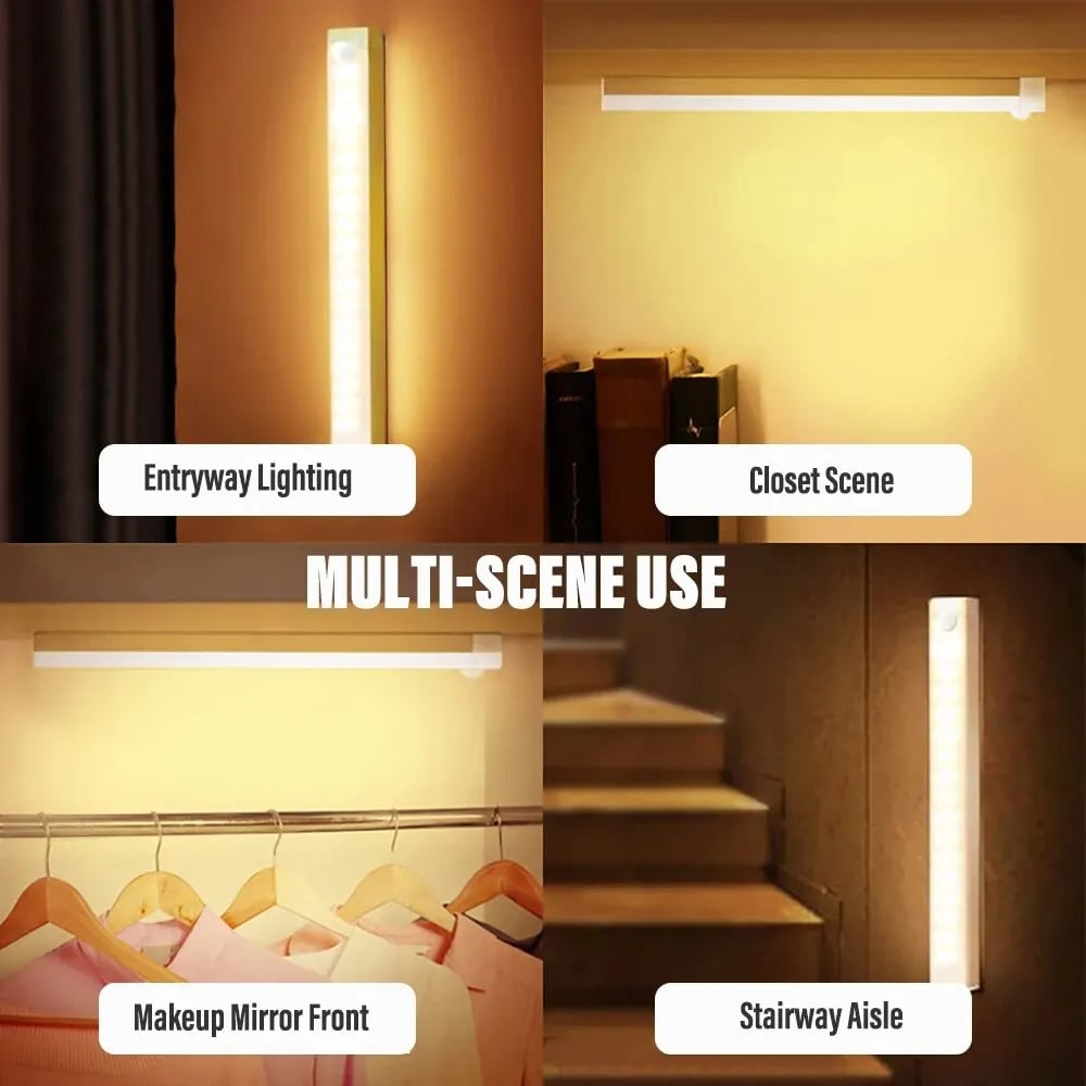 🔥LAST DAY SALE 49% OFF - 💡 Punch-free Smart Sensor Magnetic Rechargeable LED Lights