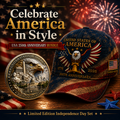 🎉Patriotic 4th of July ❤️ 🇺🇸 USA 250th Anniversary Patriotic Eagle Embroidered Cap 🎁 Free Honor Coin With Every Cap Purchase