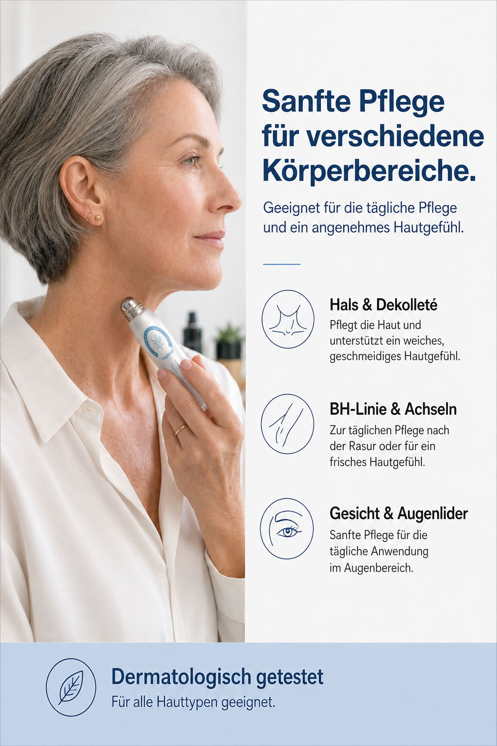 Sanfter Hautpflege-Roll-on