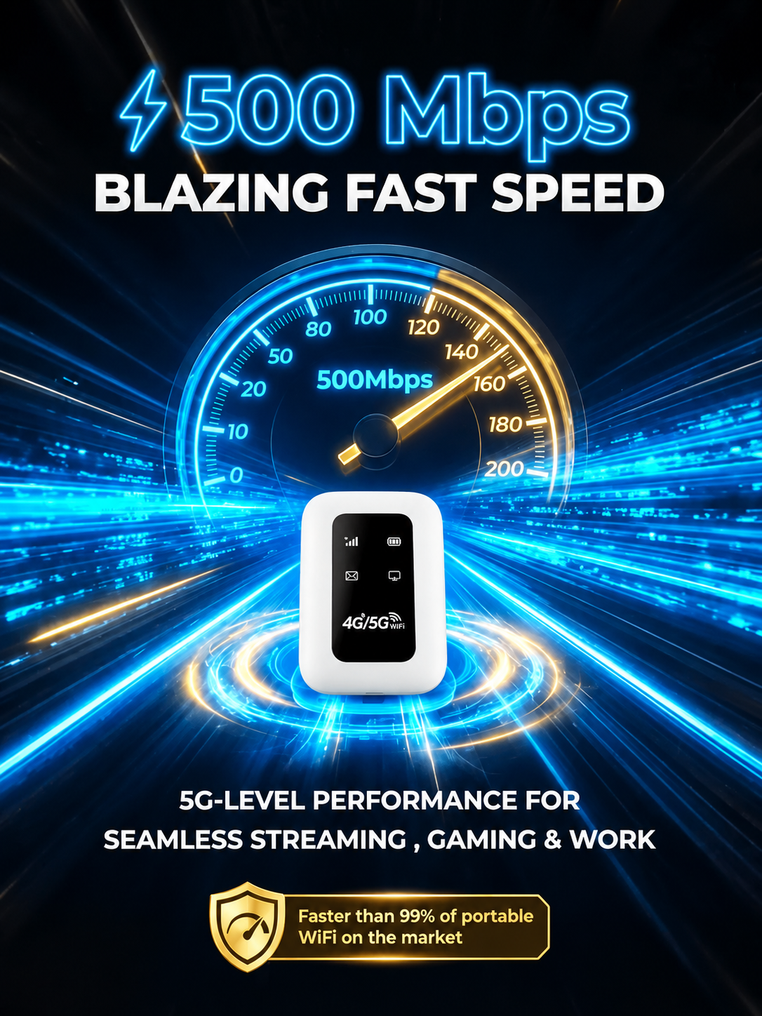[Global Coverage, Free for Life] Boundless Portable Wi-Fi– 🛡️, No Contract, No Hidden Costs
