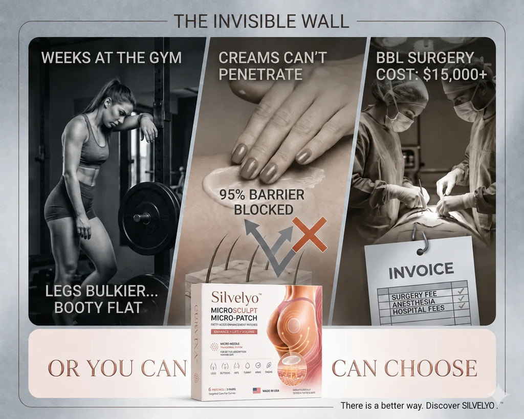 Silvelyo™ CurveSculpt Micro-Patch ✦ Sculpt • Firm • Smooth Lower Body Curves ✦ Micro-Needle Infusion System