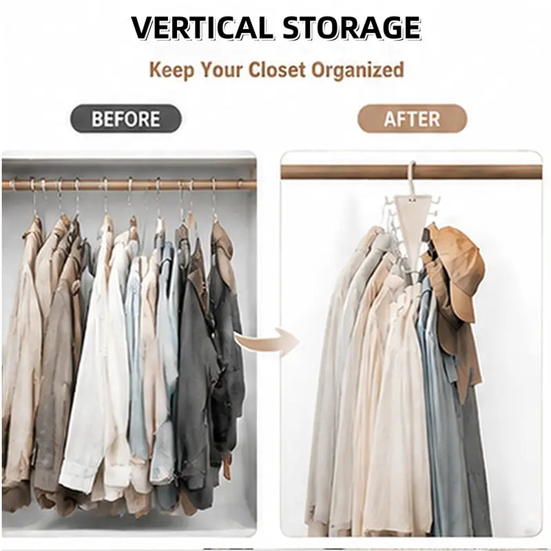 👕Multifunctional Triangle Closet Organizer