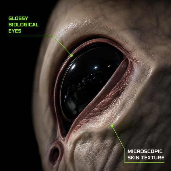 🔥Last Day 50% OFF -Ultra-Realistic Alien Silicone Mask – Adult Halloween Costume & Cosplay Prop