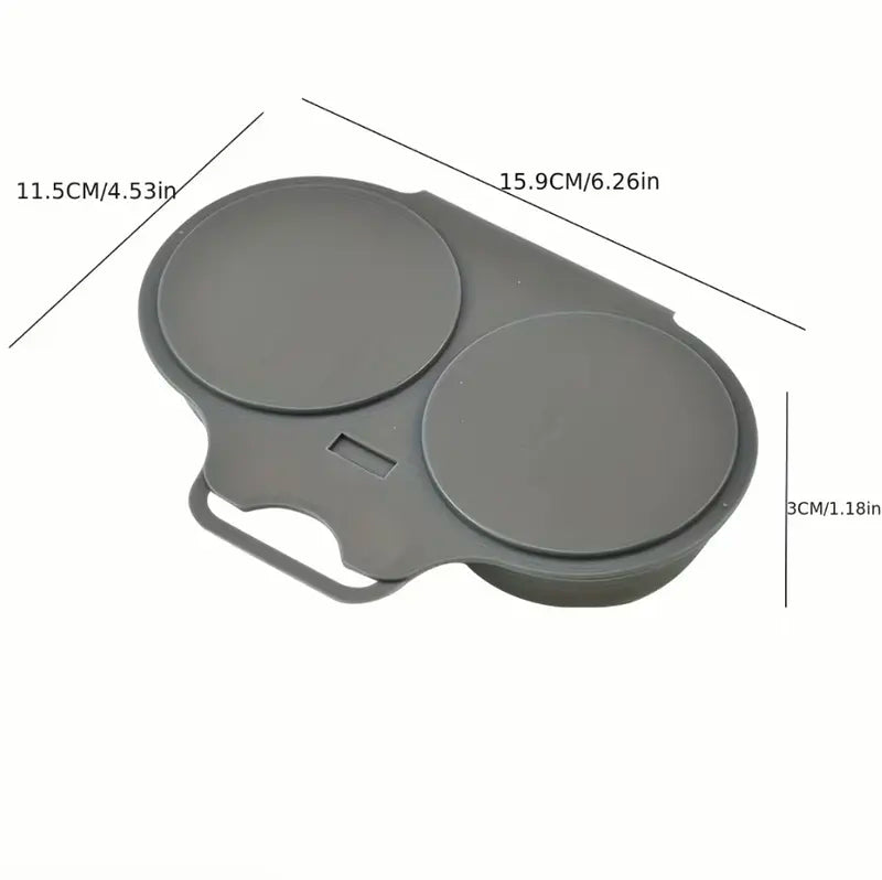 🍳 BUY 1 GET 1 FREE! ✨ Dual Cavity Microwave Egg Poacher – Quick Oil-Free Cooking, Food-Grade PP & Versatile Kitchen Essential 💫