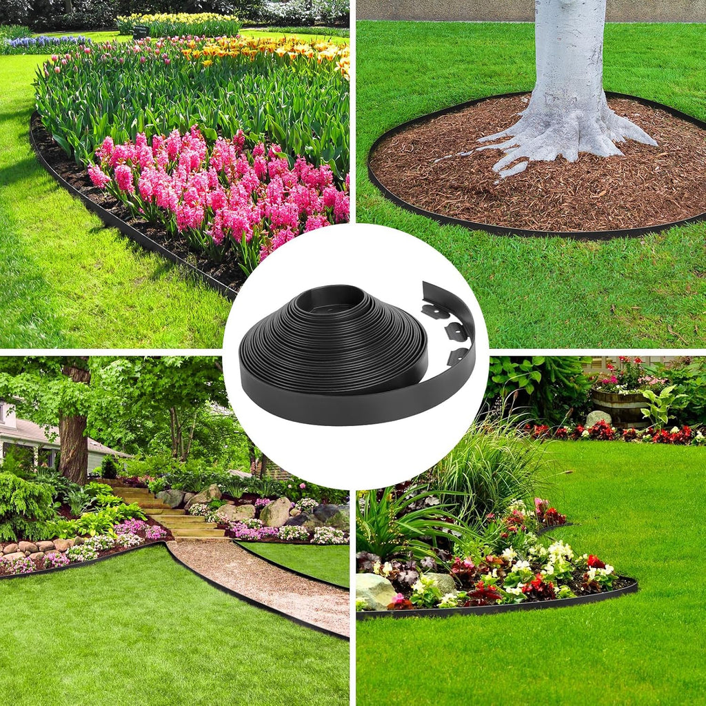 No-Dig Flexible Landscape Edging Kit