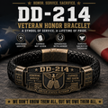 🎖️DD-214 Veteran Honor Bracelet - Handmade By VETERAN