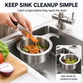 🧺 SAVE 46% Hanging Sink Drain Basket 💧 Catch Scraps & Drain Water Fast