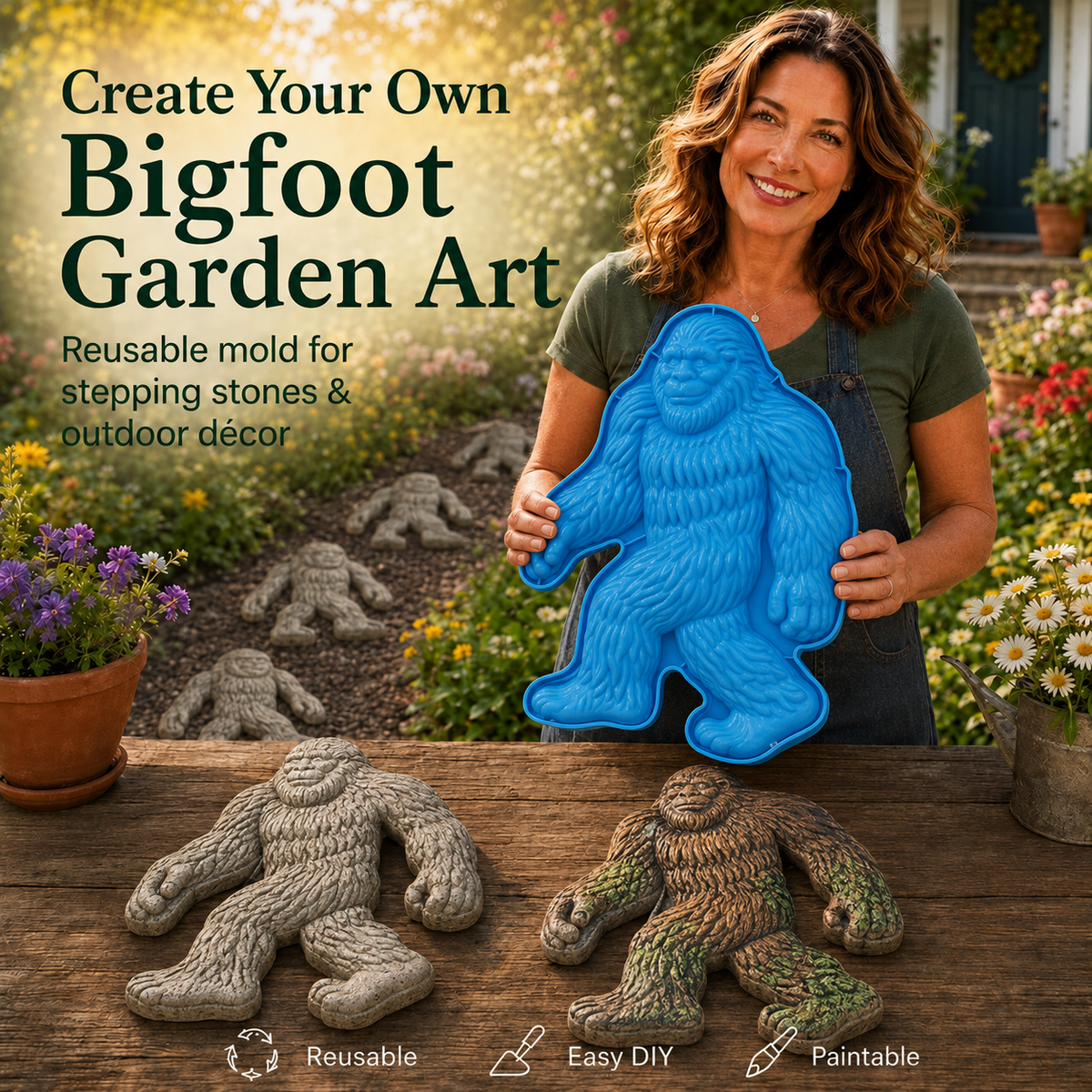 💥 Last-Day Sale - Garden Art Stepping Stone Mold💥