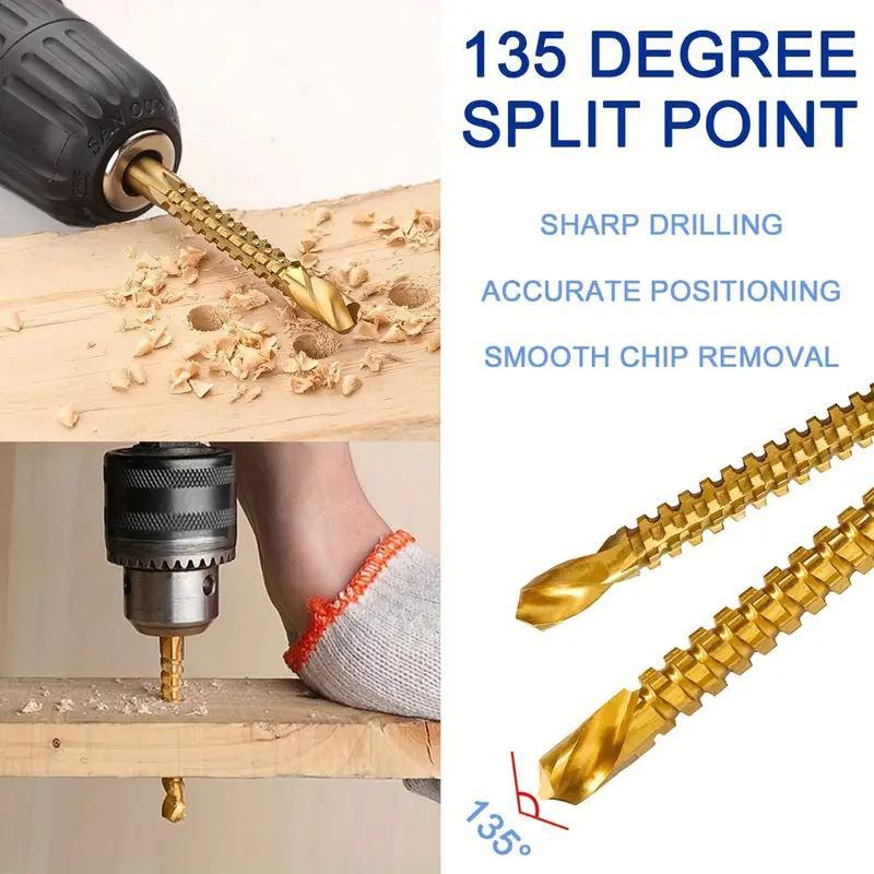 🔥 Titanium Drill Bit Set – 100% Tougher & Longer Lasting! 🔩