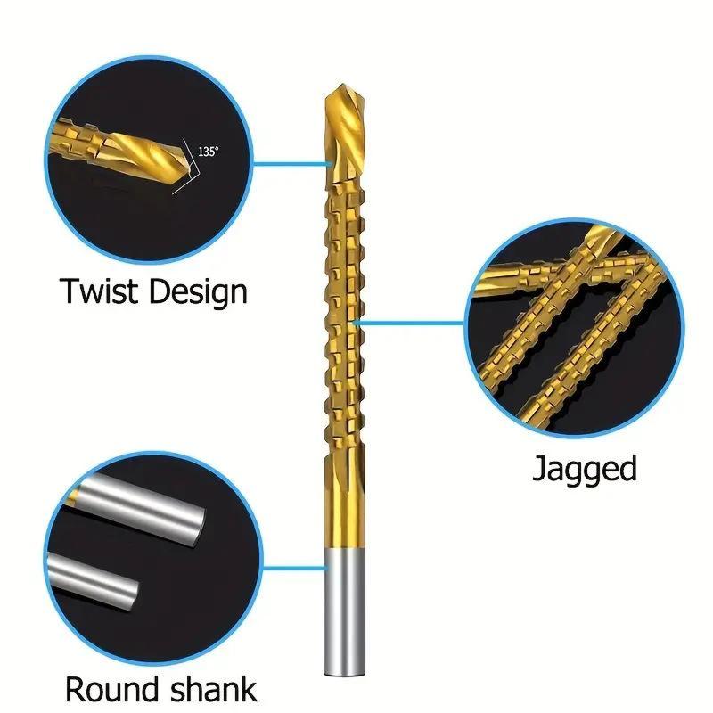 🔥 Titanium Drill Bit Set – 100% Tougher & Longer Lasting! 🔩