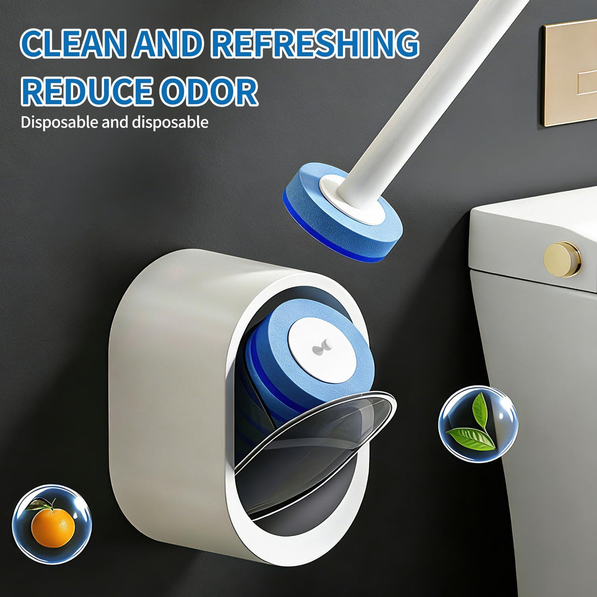 Premium Wall-Mount Toilet Cleaning Kit – Disposable & Hygienic