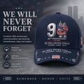 🔥LAST DAY 50% OFF - 9/11 25th Anniversary We Will Never Forget Embroidered Memorial Baseball Cap