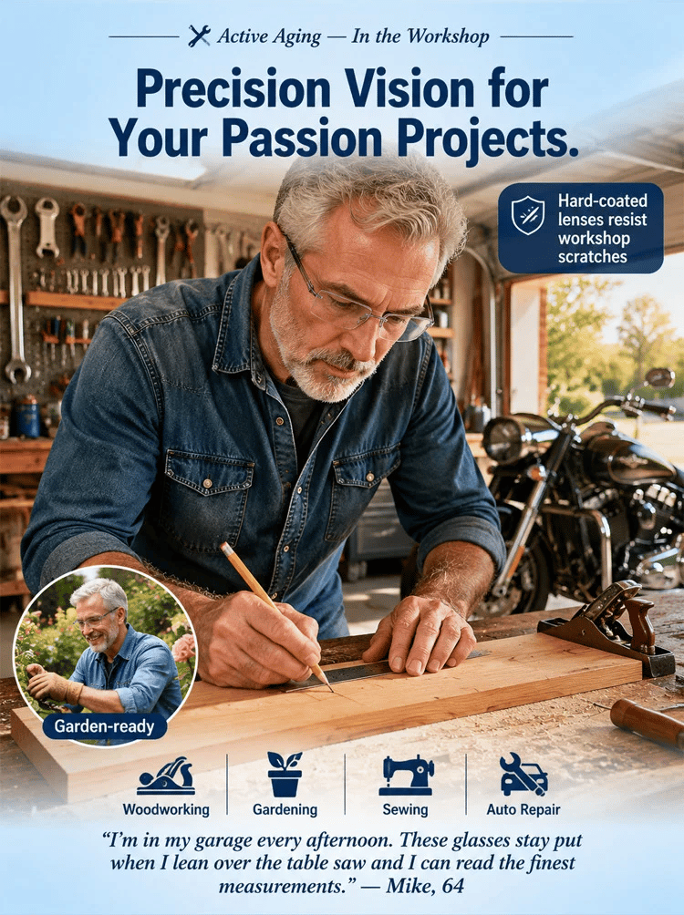 Regain Your Youthful Vision-Smart Zoom Diamond-Cut Reading Glasses