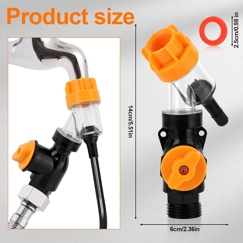 Universal Water Heater Cleaning Kit – Chemical-Free Sediment Remover with Rubber Gaskets