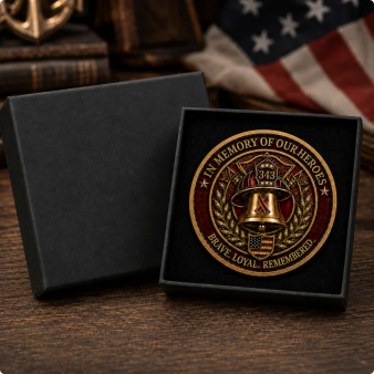 🏆Last Day Promo: 49% OFF!🚒 FDNY 343 Heroes Memorial Challenge Coin