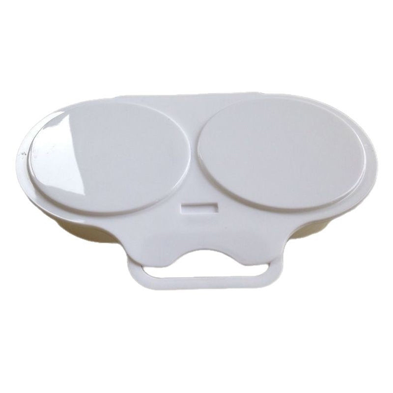 🔥2-Cavity Microwave Egg Poacher – Quick Oil-Free Egg Cooker for Easy Breakfasts