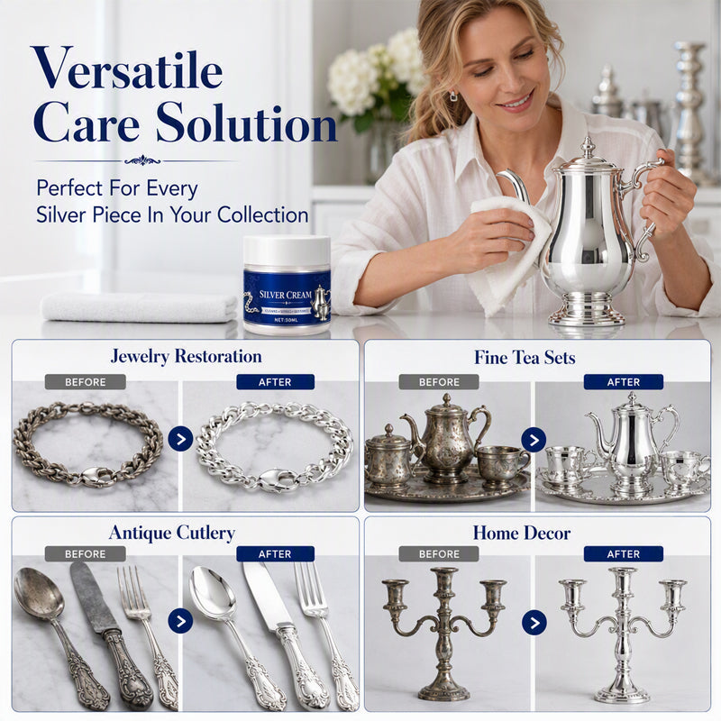 ✨ Silver Cleaning and Polishing Cream for Jewelry and Cutlery 💍