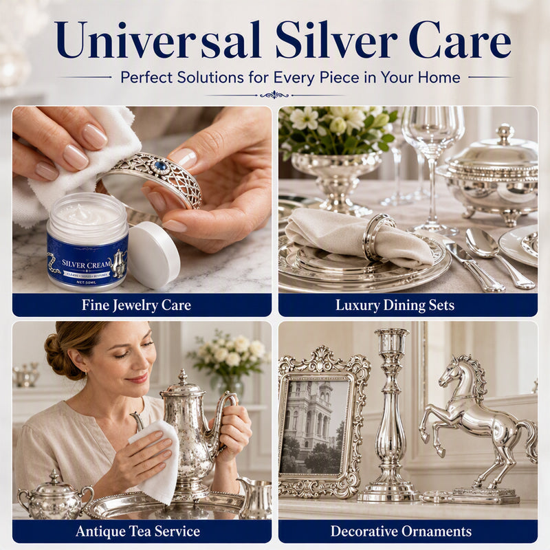 ✨ Silver Cleaning and Polishing Cream for Jewelry and Cutlery 💍